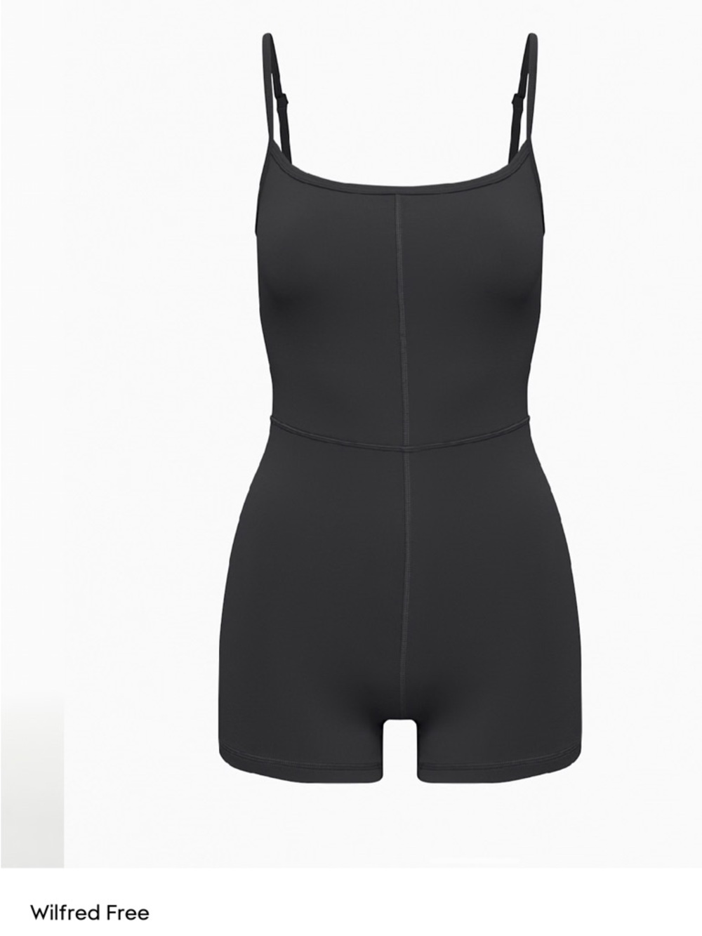 Aritzia Wilfred Free Freestyle 3” romper in black